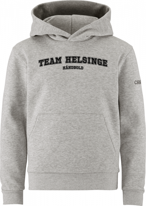 Craft - Team Helsinge Håndbold Hoodie Jr - Grå Melange DK