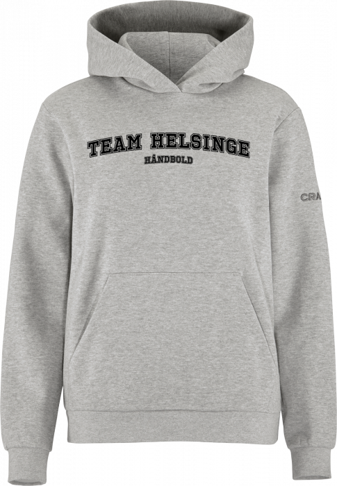 Craft - Team Helsinge Håndbold Hoodie Dame - Grå Melange DK