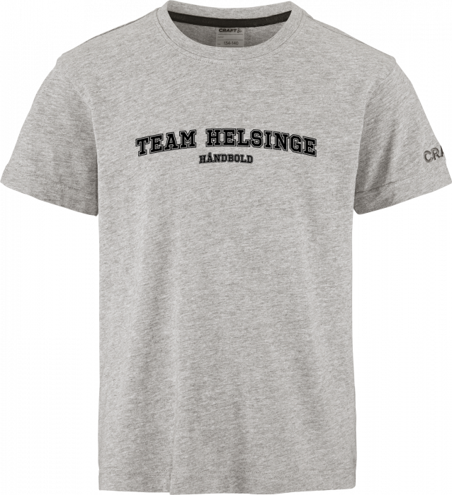 Craft - Team Helsinge Håndbold T-Shirt Børn - Grå Melange DK