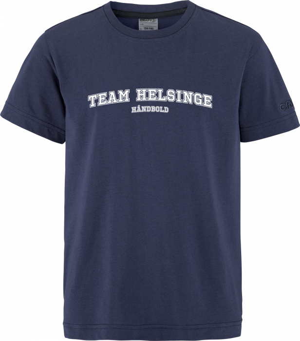 Craft - Team Helsinge Håndbold T-Shirt Børn - Granatowy