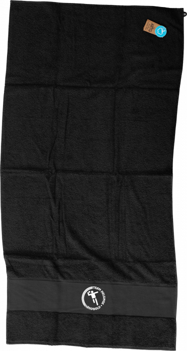 Sportyfied - Team Helsinge Håndbold Bath Towel - Noir