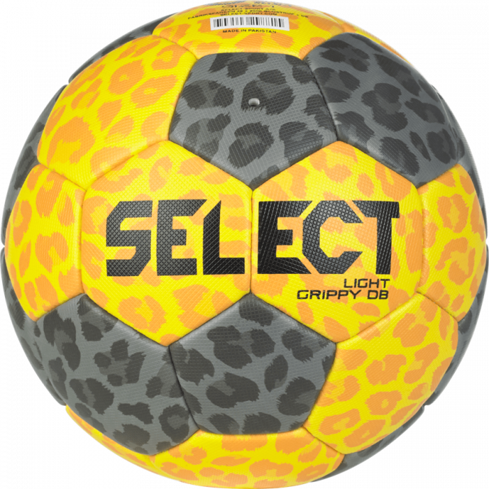 Select - Light Grippy Db V24 Handball - Str. 1 - Giallo & grigio